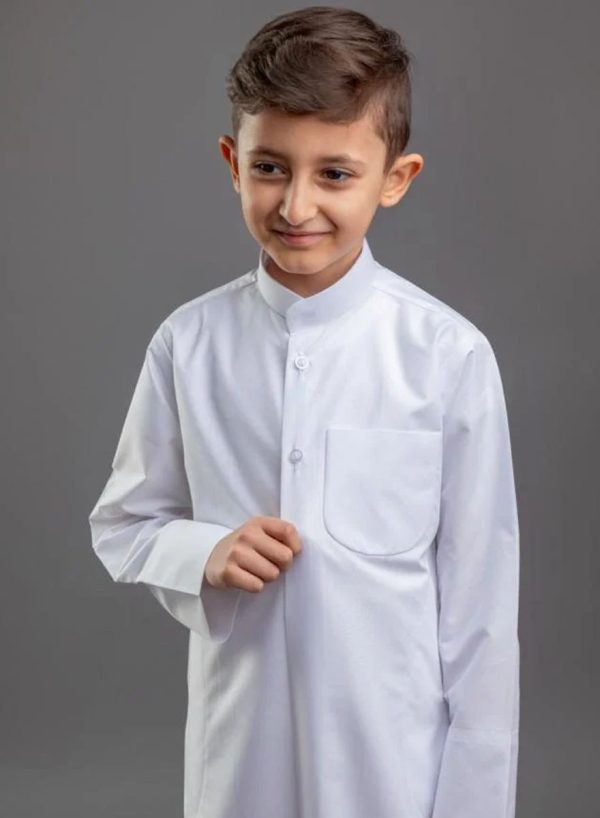 ⁦ثوب كويتي صيفي كلاسيك⁩ - الصورة ⁦3⁩
