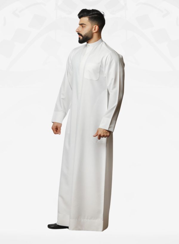 ⁦دشداشة كويتى سحاب رجالي⁩ - الصورة ⁦2⁩